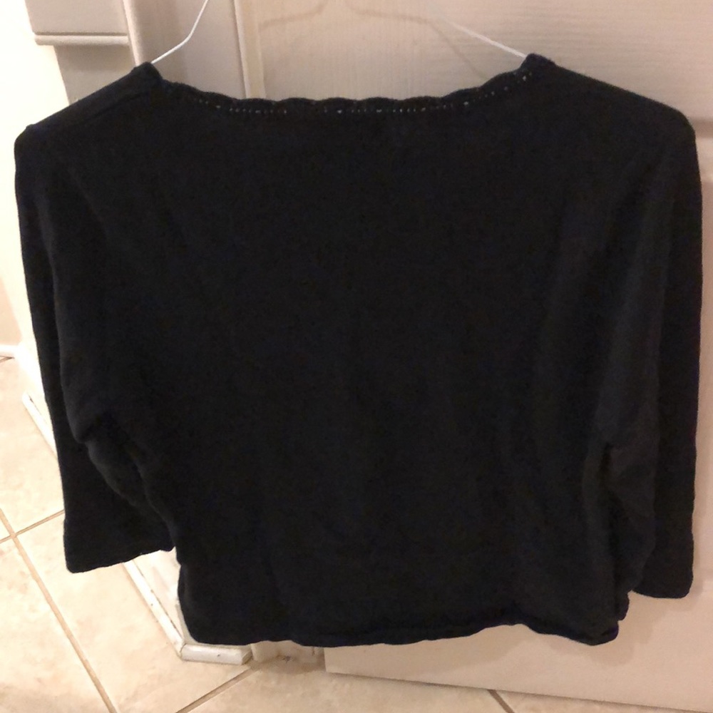 Eddie Bauer Black Sweater Size Large - Picture 5 of 7